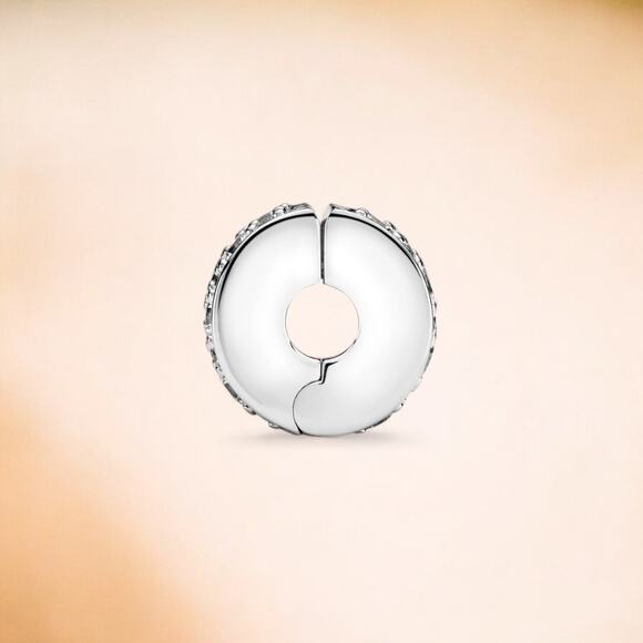 Pandora Clear Pavé Clip Charm - Picture 5 of 6